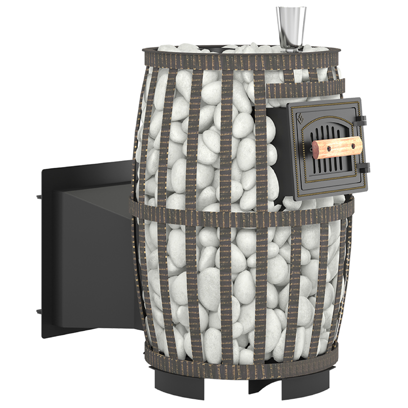 Банная печь Везувий Легенда Русский пар Ковка 24 Панорама \М\ (миниатюра)